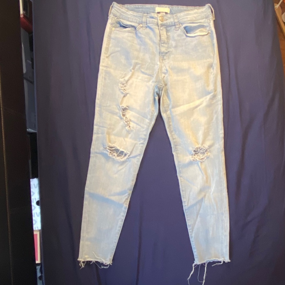 Light wash High-waisted Jeans